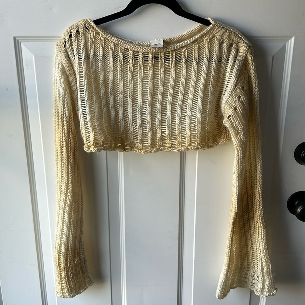 UO Crop Knit Sweater